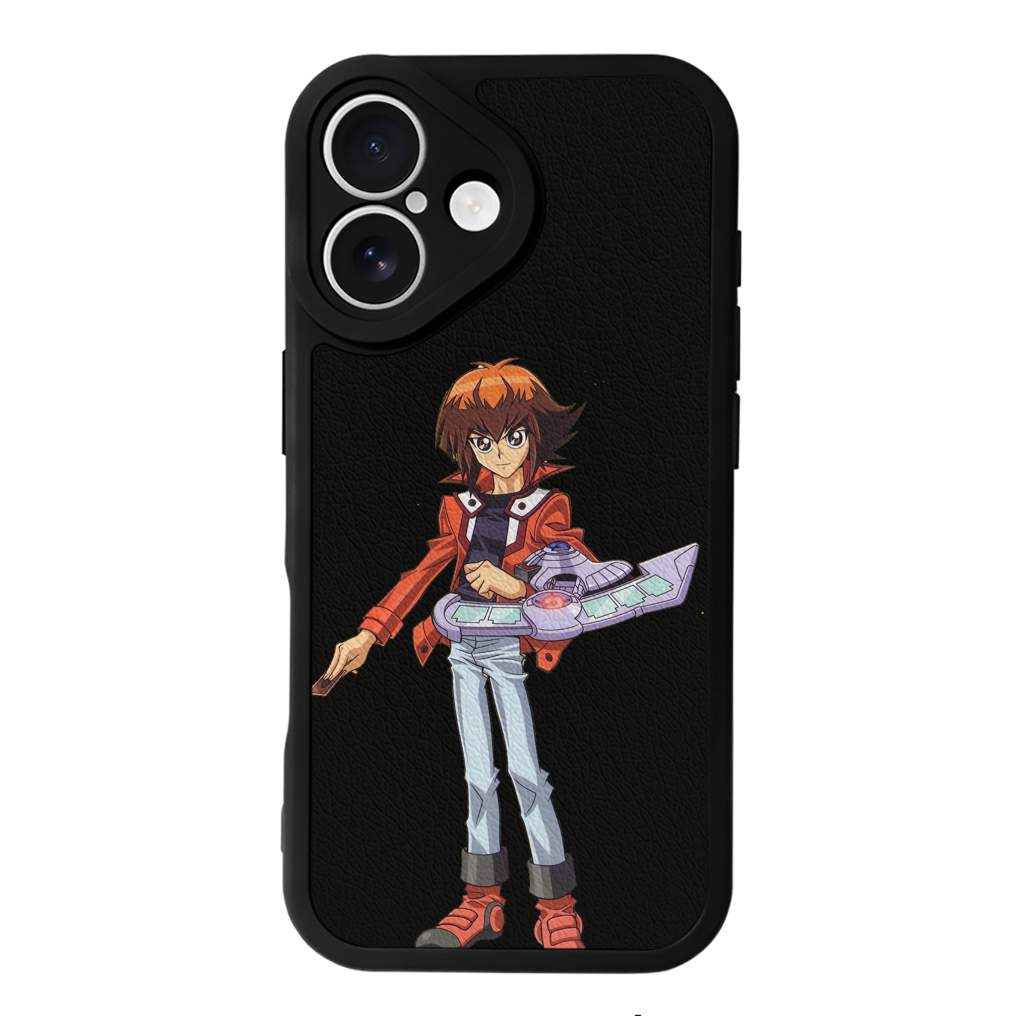 遊☆戯☆王 Yu-Gi-Oh! 【iPhone 16シリーズ対応】シリコンスマホケース（レザー調） 材質：シリコン